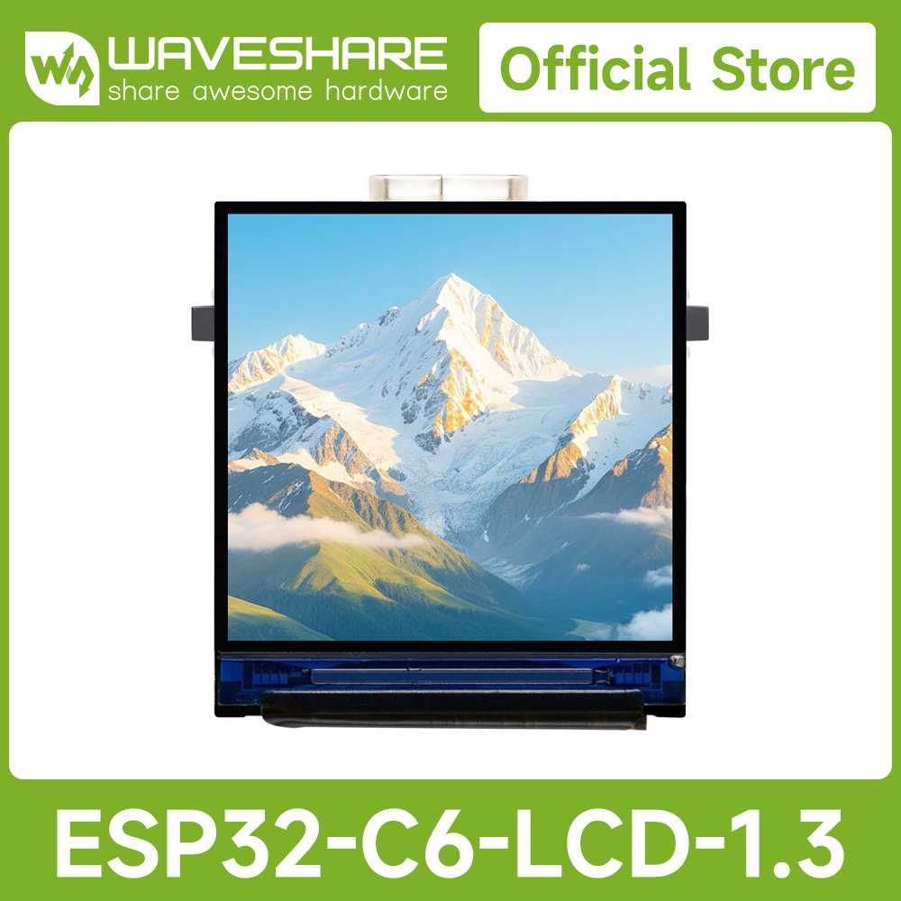 Doit Esp32 - Waveshare ESP32-C6 1.3-inch LCD Display Development