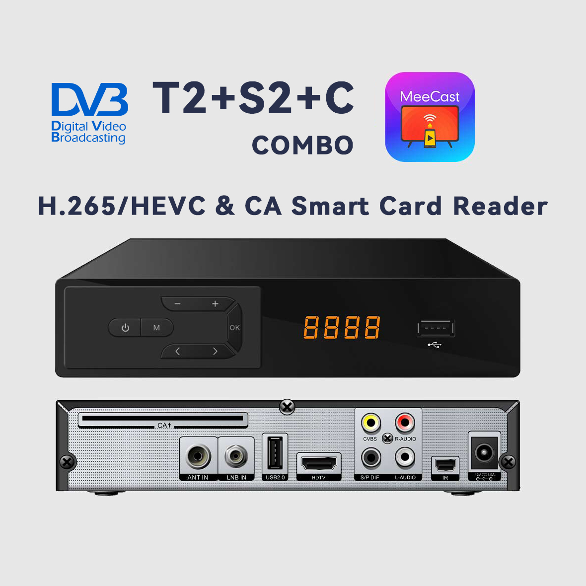 Devkitc - Meecast H.265 Satellite TV Receiver/Terrestrial TV