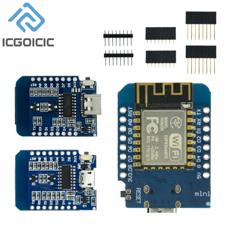 Wemos D1 Mini - D1 Mini-Mini NodeMcu 4M Bytes Lua