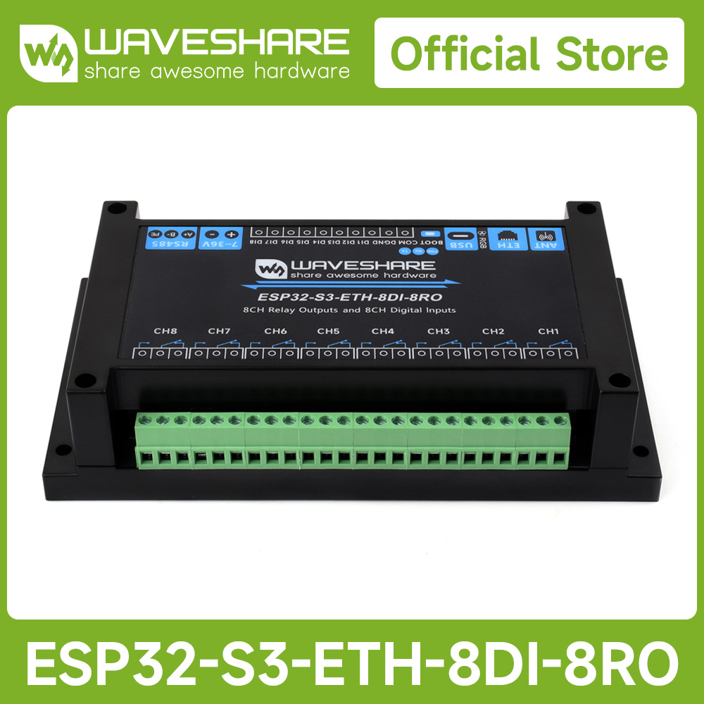 Waveshare Industrial 8-Channel - đánh giá và giá Doit Esp32