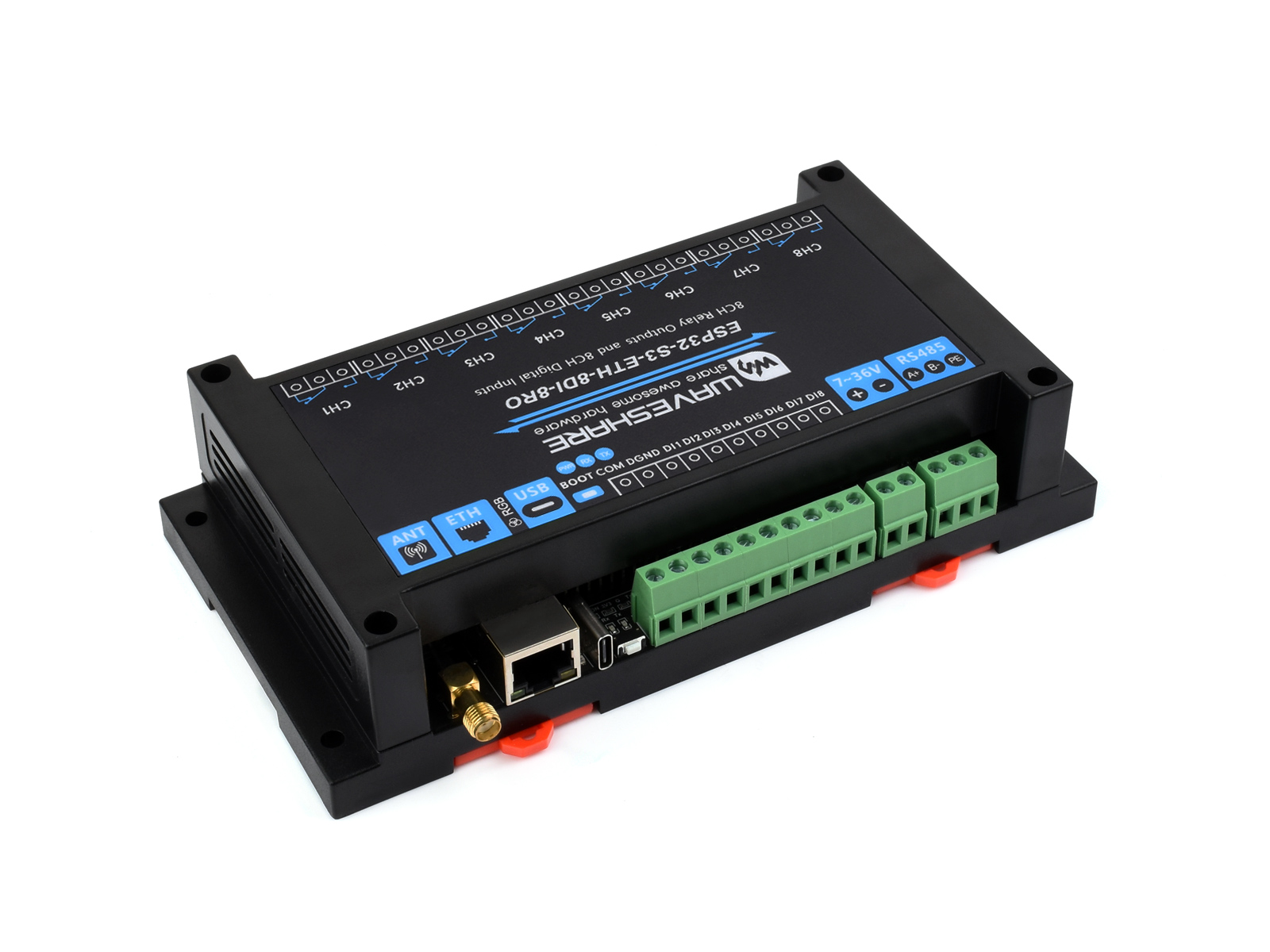 Waveshare Industrial 8-Channel - đánh giá và giá Doit Esp32