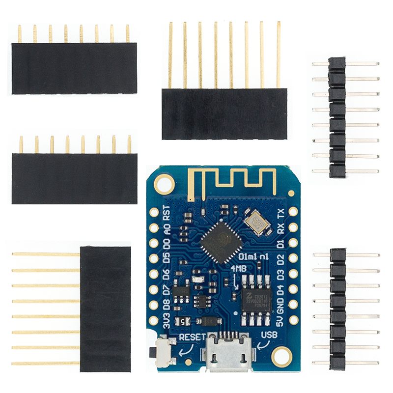 Micro USB/Type-C USB WeMos D1  - đánh giá và giá D1 Mini Pro