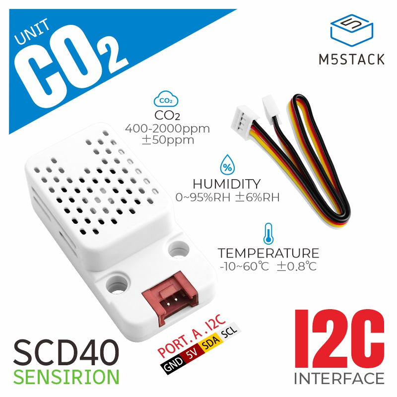 M5Stack CO2 Đơn Vị Với Cảm Biế - đánh giá và giá M5Stack Core2