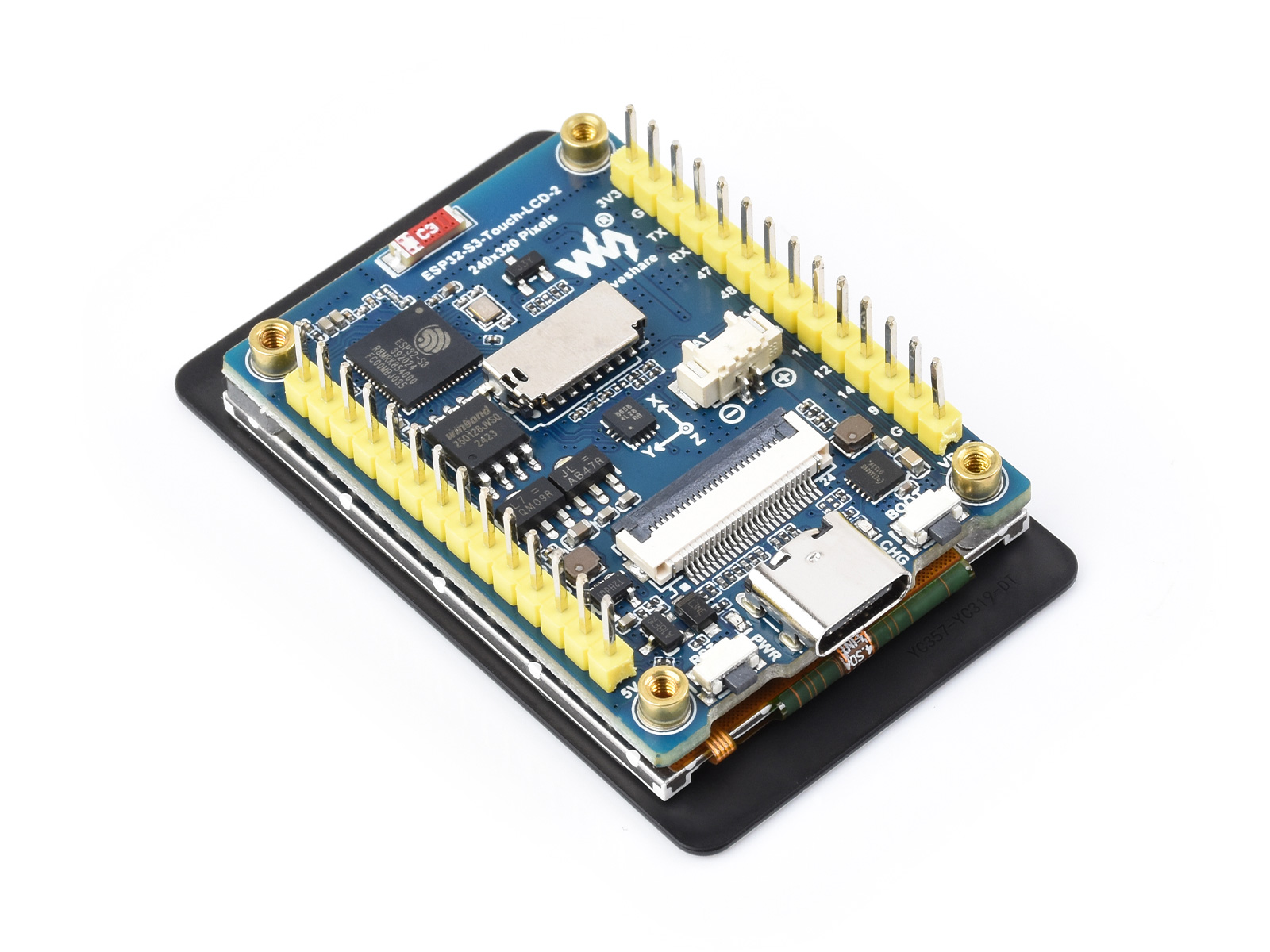 Waveshare ESP32-S3 2inch Capac - đánh giá và giá Doit Esp32
