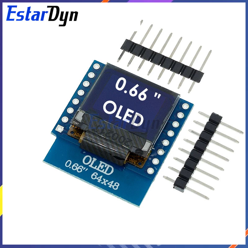 0.66 inch OLED LED LCD Dispaly - đánh giá và giá Wemos D1 Mini