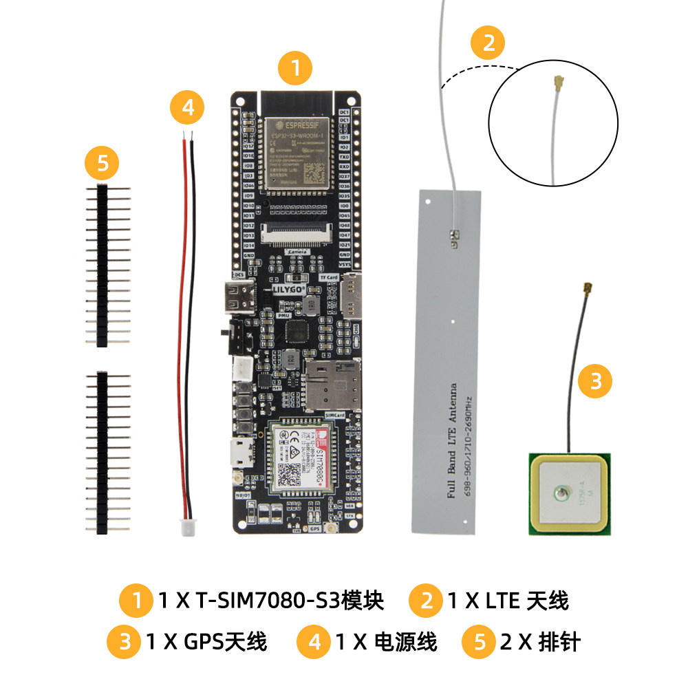 LILYGO T-SIM7080G-S3 ESP32-S3  - đánh giá và giá Lolin S3