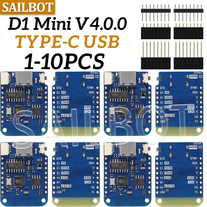 1-10PCS WeMos D1 Mini ESP8266  - đánh giá và giá Wemos D1 Mini
