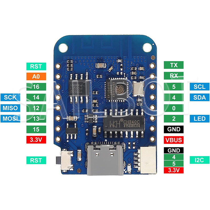 1-10PCS WeMos D1 Mini ESP8266  - đánh giá và giá Wemos D1 Mini