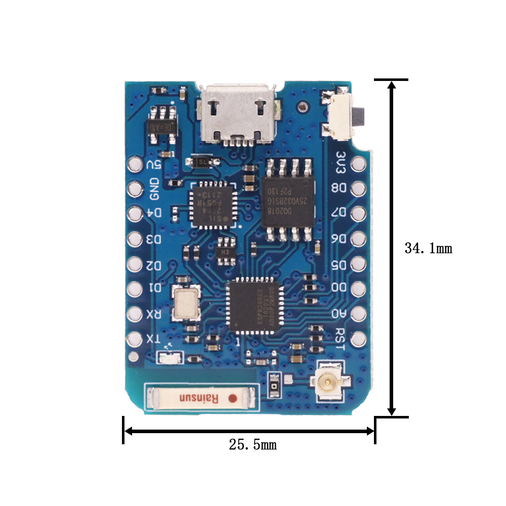 WeMos D1 Mini Pro V3.0 NodeMcu - đánh giá và giá Wemos D1 Mini