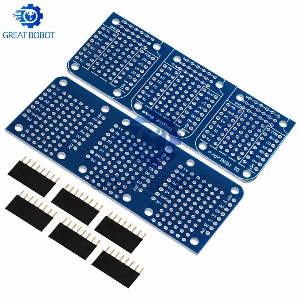 BS Triple Shield WeMos D1 Mini - đánh giá và giá Wemos D1 Mini