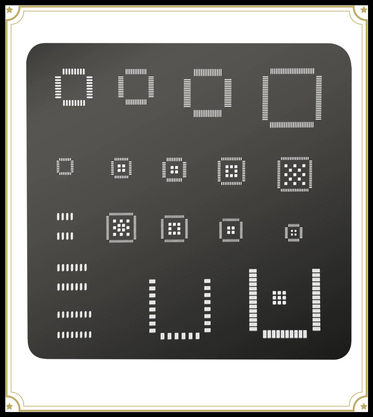 Universal IC Stencil QFP QFN S - đánh giá và giá Doit Esp32
