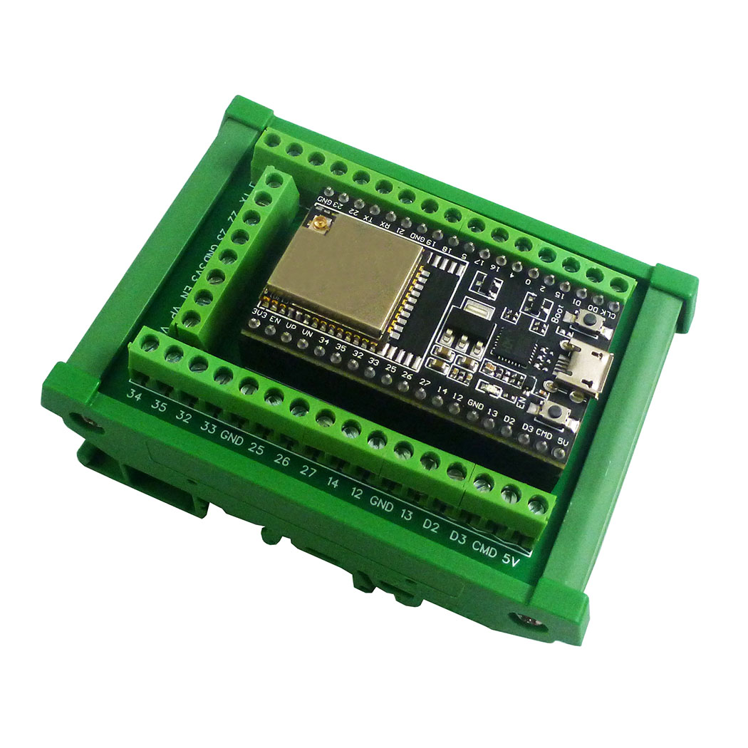 ESP32 DIN Rail Mount Screw Ter - đánh giá và giá Devkitc