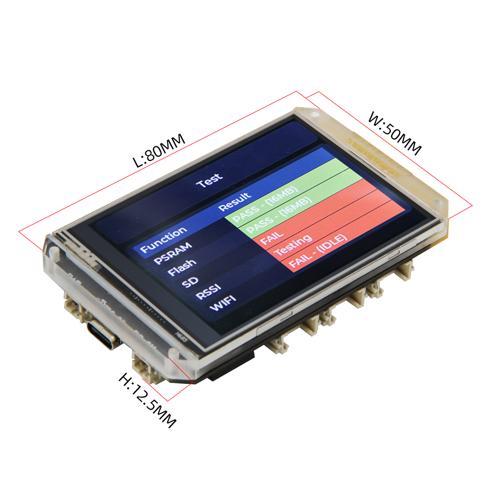 TTGO T-HMI ESP32-S3 Developmen - đánh giá và giá Ttgo Tdisplay