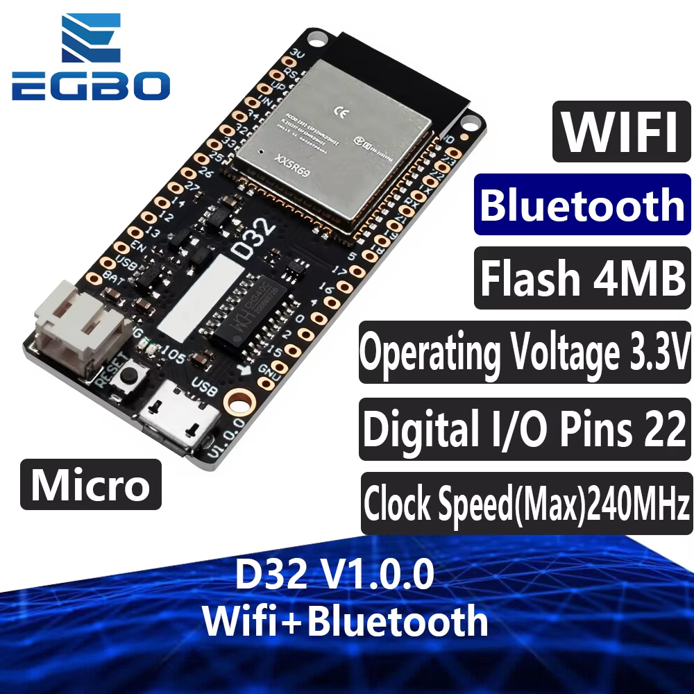 EGBO For LOLIN D32 V1.0.0 - Wi - đánh giá và giá Lolin D32