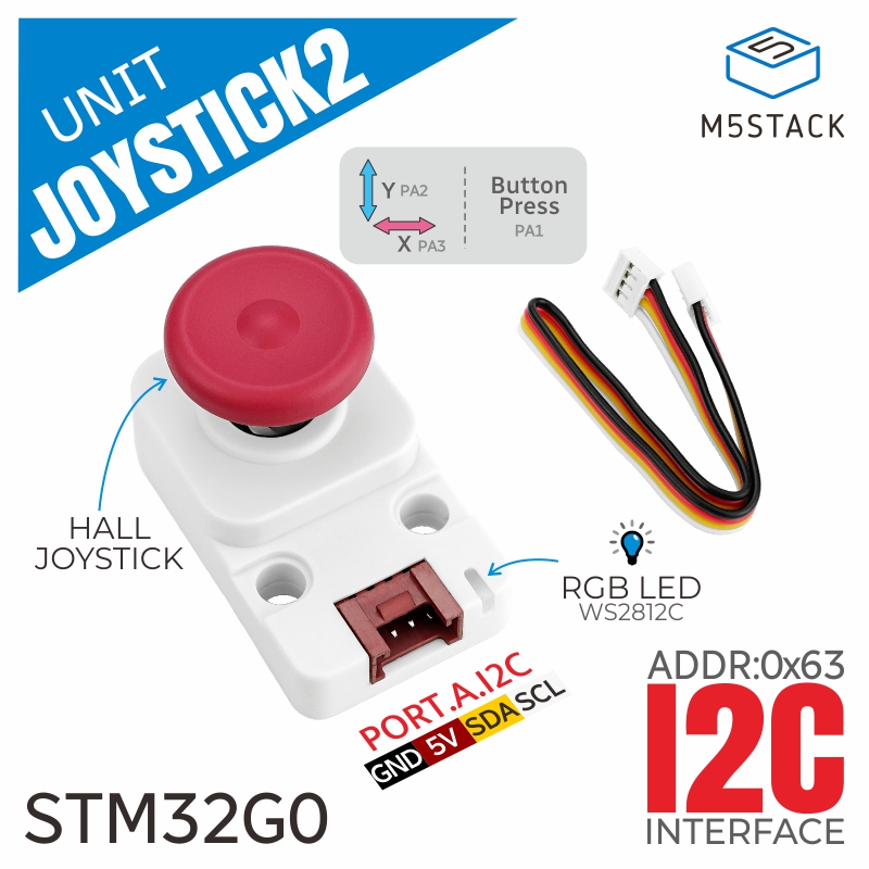 M5Stack Official I2c Joystick  - đánh giá và giá M5Stack Core2