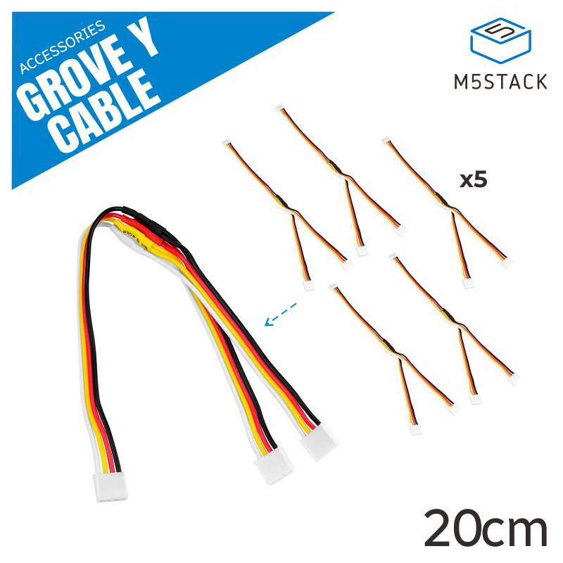M5Stack Official Grove Y Cable - đánh giá và giá M5Stack Core2