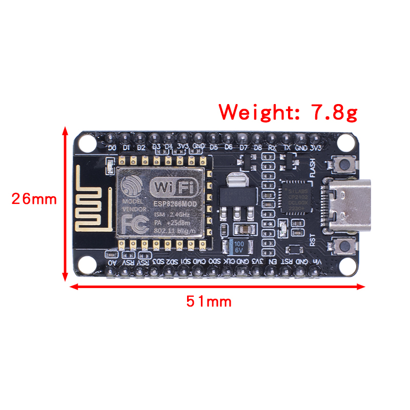 Wireless Module NodeMCU CP2102 - đánh giá và giá Nodemcuv2