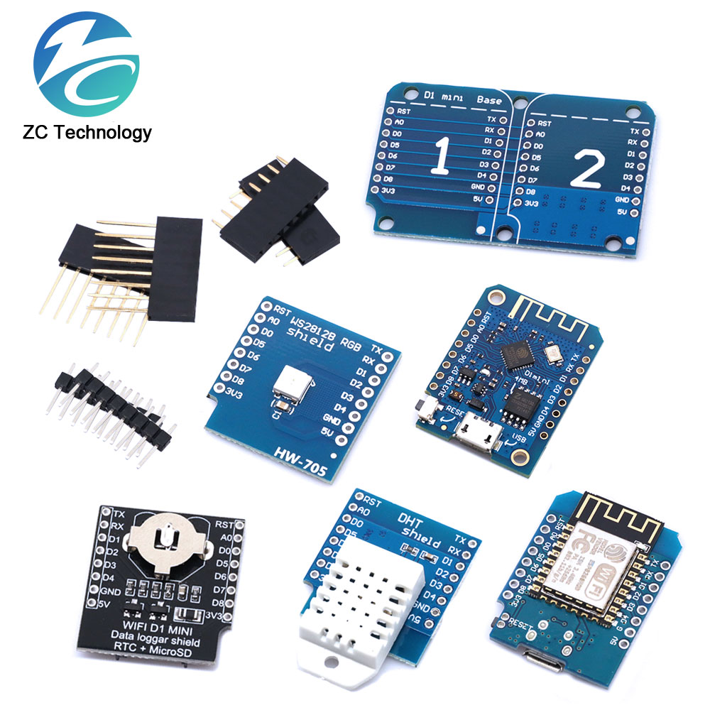 D1 Mini ESP8266 ESP-12F CH340G - đánh giá và giá Wemos D1 Mini