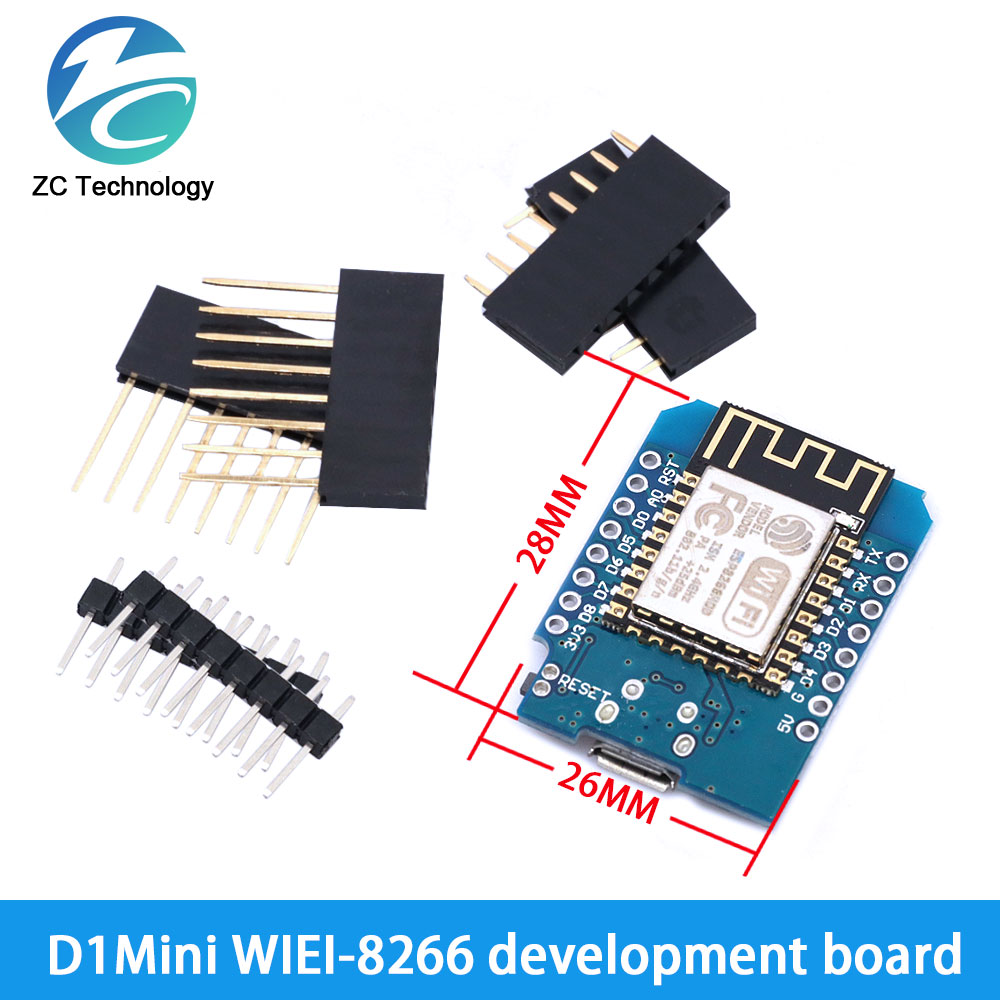D1 Mini ESP8266 ESP-12F CH340G - đánh giá và giá Wemos D1 Mini