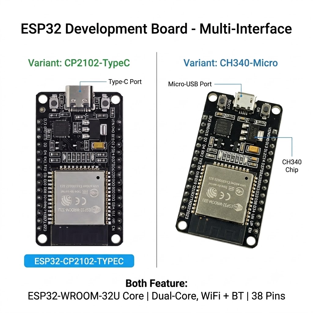 ESP32 Development Board Dual C - đánh giá và giá Nodemcuv2