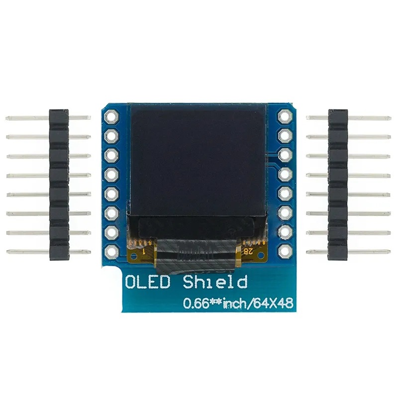 0.66 inch OLED Display Module  - đánh giá và giá Wemos D1 Mini