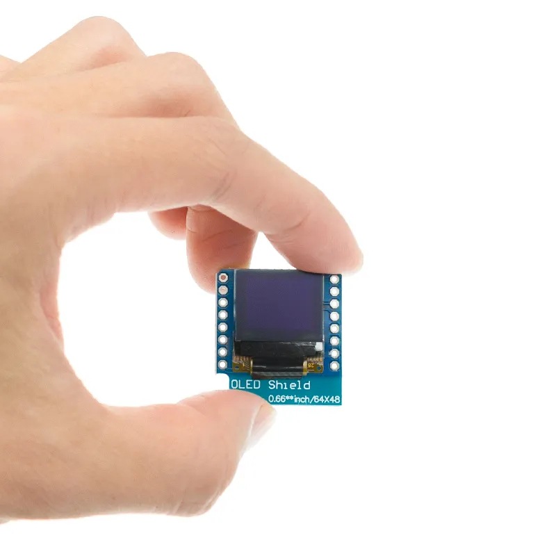 0.66 inch OLED Display Module  - đánh giá và giá Wemos D1 Mini