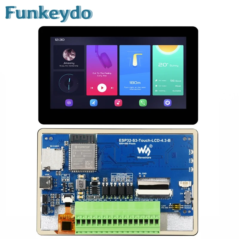 Waveshare ESP32-S3 4.3 inch IP - đánh giá và giá Lolin S3