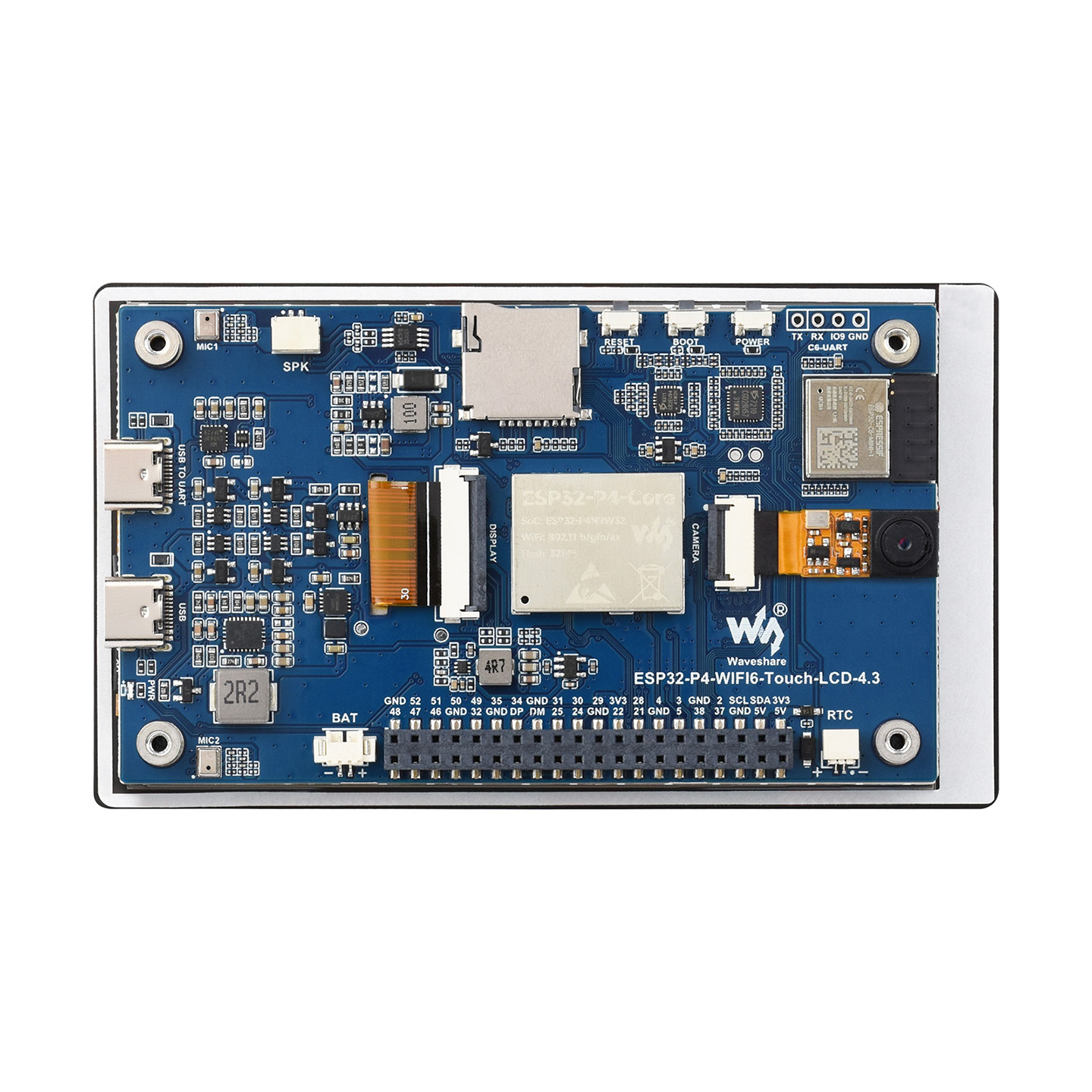 Waveshare ESP32-P4-WIFI6 4.3in - đánh giá và giá Doit Esp32