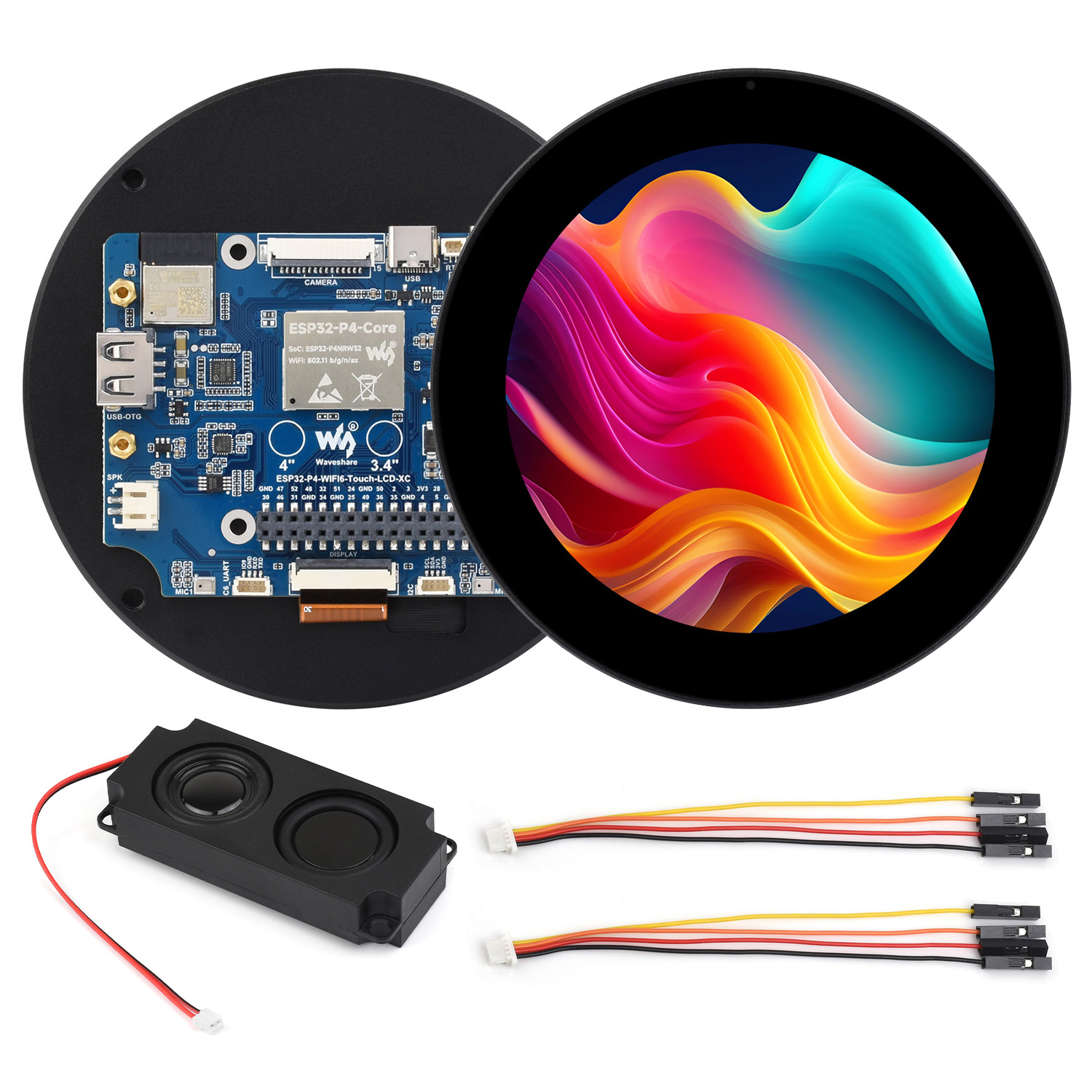 ESP32-P4 3.4/4 Inch Round Touc - đánh giá và giá Doit Esp32