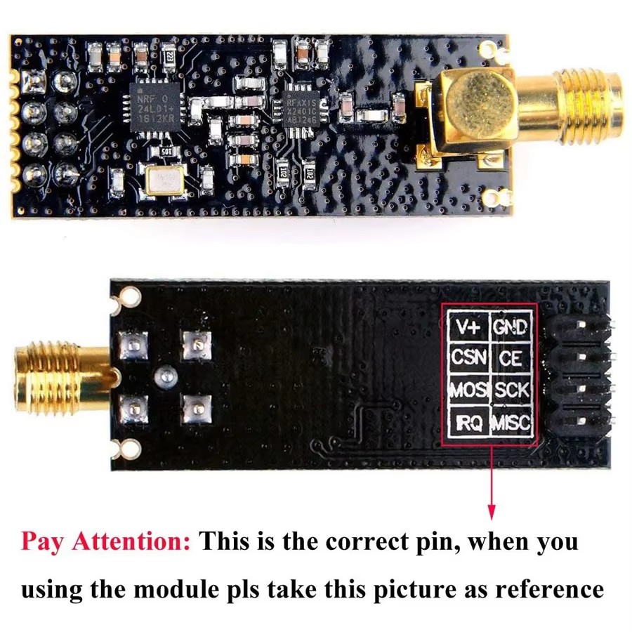 1/2Pc NRF24L01+PA+LNA Wireless - đánh giá và giá Ttgo T Watch