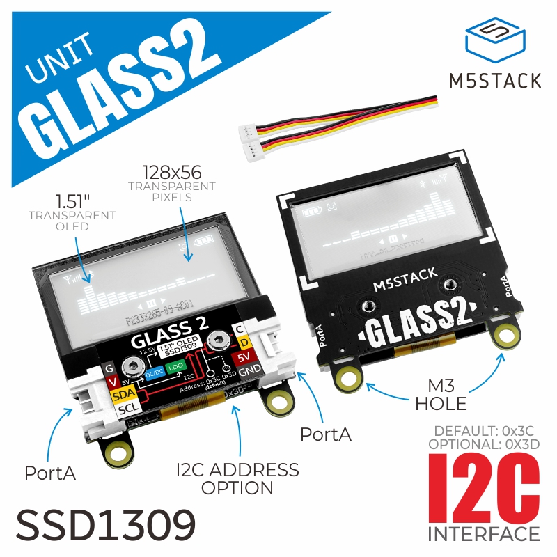M5Stack Official Glass2 Unit w - đánh giá và giá M5Stack Core2