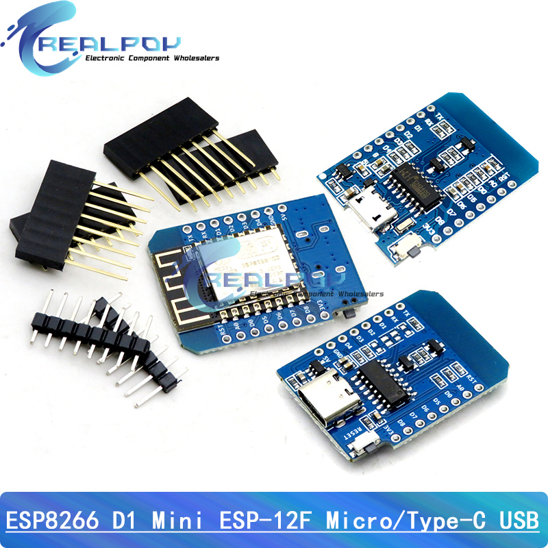 D1 Mini TYPE-C / MICRO ESP8266 - đánh giá và giá Nodemcuv2