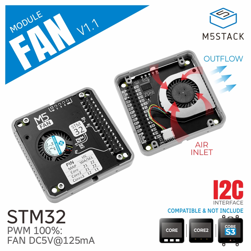 M5Stack Official Fan Module v1 - đánh giá và giá M5Stack