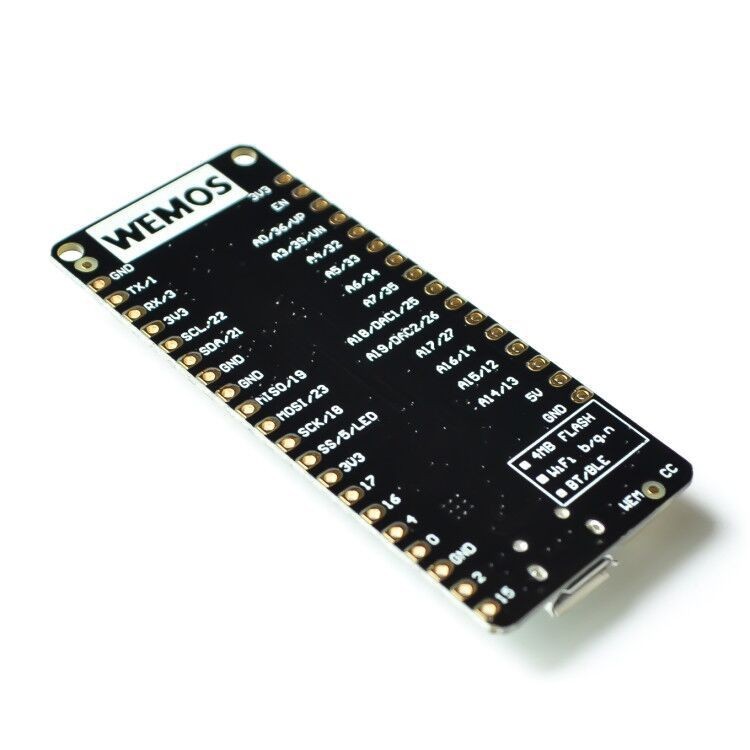 Wemos D1 V1 0 0 ESP32 WiFi Blu - đánh giá và giá Wemos D1
