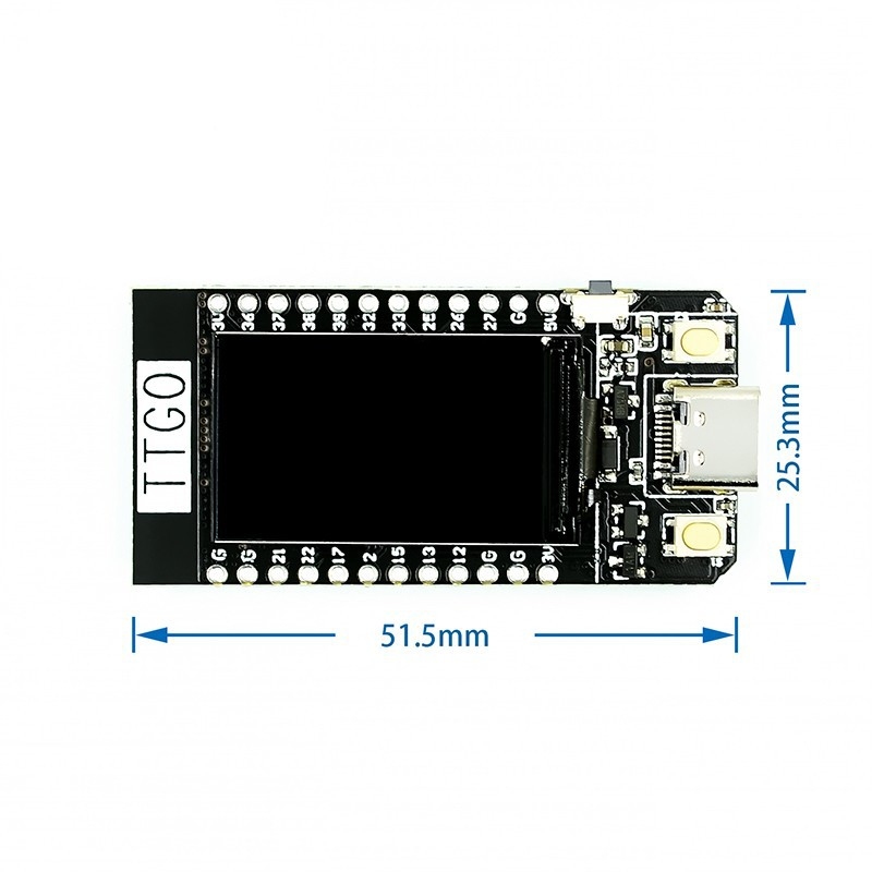 TTGO T-Display ESP32 WiFi Blue - đánh giá và giá Ttgo Tdisplay